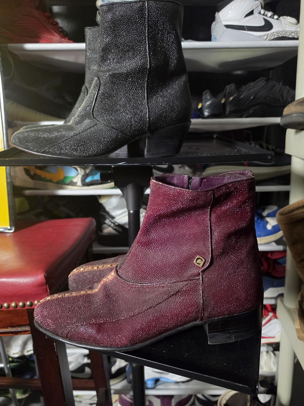 🔥 Genuine STINGRAY! Bundle! Los Altos Men's Size 8 Premium Rare Boots